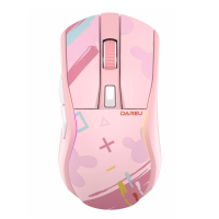 Игровая беспроводная мышь Dareu A950 Pink / Мышки