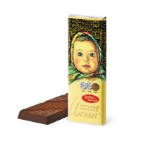 Шоколад Аленка, Красный Октябрь, 20 гр. / Молочный шоколад
