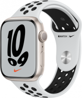 Умные часы  Apple Watch Nike Series 7, 45 мм, Sport band, сияющая звезда (MKNA3) / Все умные часы