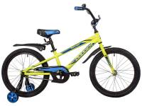 Детский велосипед Novatrack Dodger 20, год 2024, цвет Зеленый / Велосипеды Детские