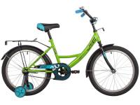 Детский велосипед Novatrack Vector 20, год 2022, цвет Зеленый / Велосипеды Детские