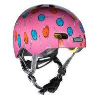 Nutcase Шлем защитный Nutcase Baby Nutty Sucker Punch, цвет Розовый, ростовка XXS / Велосипеды Экипировка