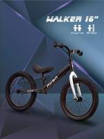 Детский велосипед Rush Hour Walker 16, год 2023, цвет Черный / Велосипеды Детские