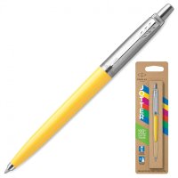 Ручка шариковая Parker "Jotter Orig Yellow" желтый нержавеющая сталь блистер синяя 143862 (1)