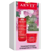 Набор подарочный AEVIT Тонизирующее очищение и уход за кожей лица (2 продукта), Librederm / Подарочные наборы