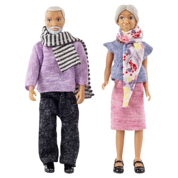Куклы для домика бабушка с дедушкой