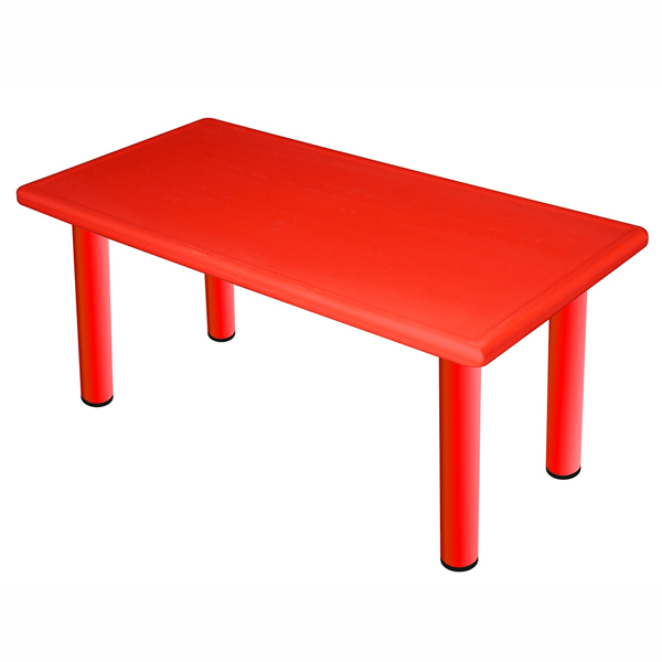 Большой стол "Королевский", пластик с металлической базой, цвет Красный