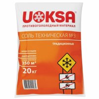 Реагент противогололёдный 20 кг UOKSA соль техническая №3 мешок 607416 (1)