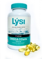 Lysi - Омега-3 форте из диких морских рыб, 120 капсул / Витамины и БАДы
