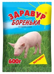 Кормовая добавка Здравур Боренька 600 гр пакет / Кормовые добавки для скота и птицы