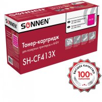 Картридж лазерный Sonnen SH-CF413X для HP LJ пурпурный 6500 страниц 363949 (1)