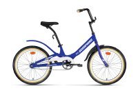 Детский велосипед Forward Scorpions 20 1.0, год 2022, цвет Синий-Серебристый / Велосипеды Детские