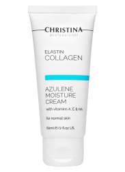 Elastin Collagen Azulene Moisture Cream with Vitamins A, E & HA for normal skin / Препараты общей линии