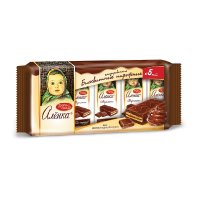 Бисквитные пирожные Аленка вкус Шоколадный крем, 200 гр. / Торты, бисквиты