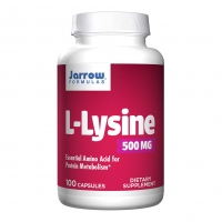 Jarrow - Аминокислота L-лизин 500 мг, 100 капсул / Витамины и БАДы