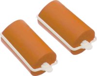 Бигуди резиновые оранжевые DEWAL BEAUTY / Резиновые бигуди