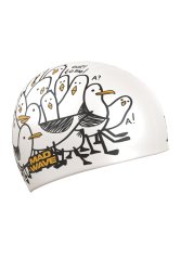 Силиконовая шапочка Seagulls / Шапочки силиконовые с рисунком