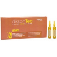 Dikson Setamyl - Смягчающее ампульное средство при любой химической обработке волос 12*12 мл / Ампулы для волос