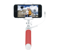 Монопод InterStep с Aux-кабелем и кнопкой Mp-115A, красный / Товары для блогеров