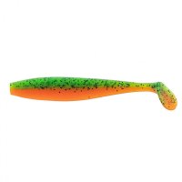 Виброхвост Helios Trofey 5.5"/14 см, цвет Pepper Green & Orange 4 шт HS-25-018