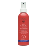 Apivita - Солнцезащитный тающий ультра-легкий спрей для лица и тела SPF30, 200 мл / Защита от солнца