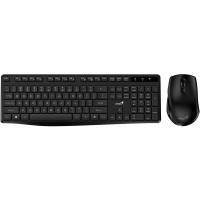 Комплект беспроводная клавиатура + мышь Genius KM-8006S, Silent Black / Клавиатуры