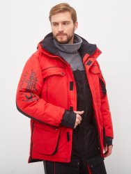 Зимний костюм для рыбалки Canadian Camper Snow Lake Pro цвет Black/Red (L)