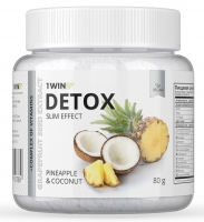 1Win - Дренажный напиток Detox Slim Effect с экстрактом грейпфрутовой косточки, 32 порции, 80 г / Напитки