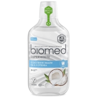 Splat Biomed - Комплексный ополаскиватель для полости рта Superwhite 6+, 500 мл / Уход за полостью рта