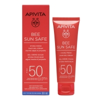 Apivita Bee Sun Safe - Солнцезащитный увлажняющий гель-крем для лица SPF50, 50 мл / Для лица