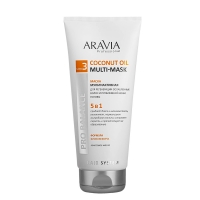 Aravia Professional - Маска мультиактивная 5 в 1 для регенерации ослабленных волос и проблемной кожи головы Coconut Oil, 200 мл / Ампулы для волос
