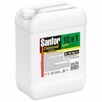 Чистящее средство 5 л SANFOR 10 в 1 Universal Лимонная свежесть 22055 608307 (1)