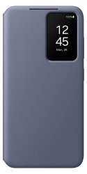 Чехол-книжка Samsung Smart View Wallet Case для Galaxy S24, поликарбонат, фиолетовый / Чехлы