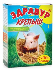 Кормовая добавка Здравур Крепыш 250 гр коробка / Кормовые добавки для скота и птицы