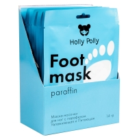 Holly Polly - Увлажняющая и питающая маска-носочки c парафином, 10 х 14 г / Для ног
