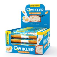 Шоколадный батончик без сахара "QWIKLER" (Квиклер) - Нуга с арахисом / SALE -30%