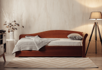 Кровать Скай-3, 100x200 см, без ящика / Из массива бука