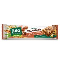 Батончик злаковый Eco- botanica NATURA с арахисом, кунжутом и шоколадными дропсами / Вафли с пользой