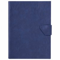 Папка-органайзер семейная для 4-х к-тов документов формат А4 экокожа синяя Brauberg 238206 (1)