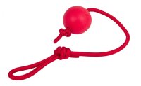 Игрушка для крупной собаки из резины Каскад Мяч на веревке 6 см