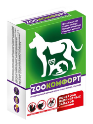 ZOOКОМФОРТ функциональный корм для кошек, собак, хорьков и грызунов для контроля неприятных запахов, 50 г, Астрафарм / Витамины, добавки
