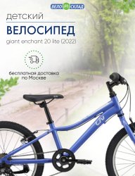 Детский велосипед Giant Enchant 20 Lite, год 2022, цвет Фиолетовый / Велосипеды Детские