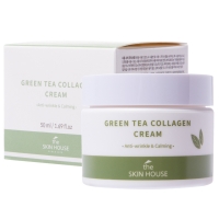 The Skin House - Успокаивающий крем на основе коллагена и экстракта зелёного чая, 50 мл / Кремы для лица