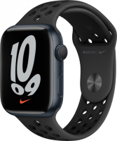 Умные часы  Apple Watch Nike Series 7, 41 мм, Sport band, тёмная ночь (MKN43) / Все умные часы