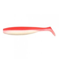 Виброхвост Yaman PRO Sharky Shad, р.4,5 inch, цвет #27 - Red White  (уп 5 шт.) YP-SS45-27