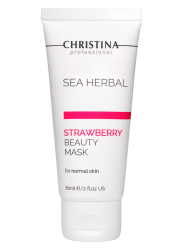 Sea Herbal Beauty Mask Strawberry for normal skin / Препараты общей линии