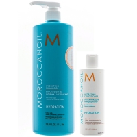 Moroccanoil - Набор &quot;Увлажнение&quot; для волос: шампунь 1000 мл + кондиционер 250 мл / Выгодные наборы