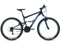 Велосипеды Двухподвесы Forward Raptor 27.5 1.0, год 2022, цвет Черный-Фиолетовый, ростовка 16 / Велосипеды Двухподвесы
