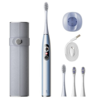 Электрическая зубная щётка Oclean X Pro Digital Set комплект, серебряный / Электрические зубные щётки