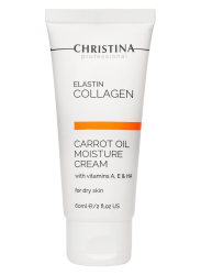 ElastinCollagen Carrot Oil Moisture Cream with Vitamins A, E & HA for dry skin / Препараты общей линии